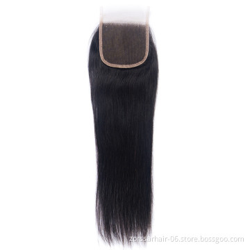 Hair piece free parting lace front closure bundles,straight hair bundles with closure,virgin hair bundles with lace closure